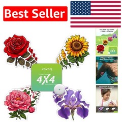 Stylish Floral Sensor Covers for Libre 3 & Plus – Waterproof and Hypoallergenic
