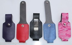 3oz leatherette Pepper Spray Holster ONLY with belt clip Self Defense Protection