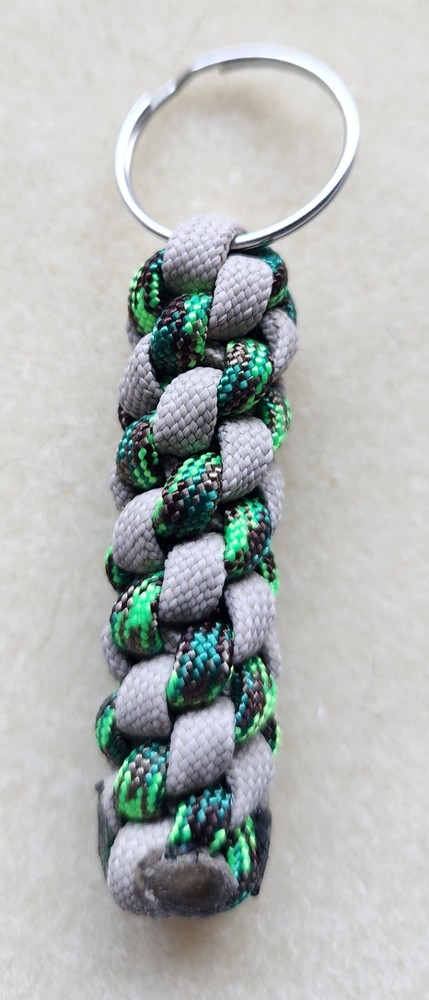 Paracord Keychain Sand/Amazon Neon Green