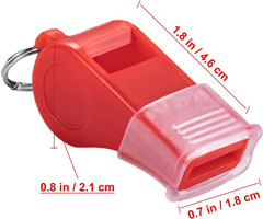 12 Packs Sports Whistles with Lanyard, for Coaches, Referees and Officials