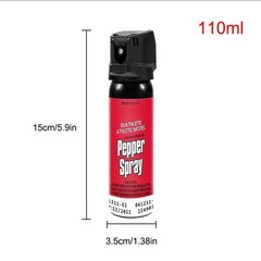 2 Packs Pepper Spray – Maximum Strength OC Spray, 12ft, 40 Bursts