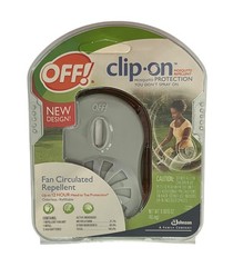 NEW OFF! Clip-on Mosquito Repellent Fan Starter Circulating Kit New in Package