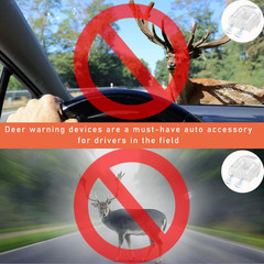 6 PCS Deer Whistles for Car, Automotive Deer Warning Whistle Devices, Animal War