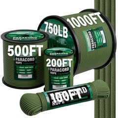 HOKINETY Paracord Rope 750 – Parachute para Cord 4mm 11 Strand Spool Rope Uti…