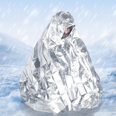 Emergency Mylar Thermal Blankets,Space Blanket Survival Kit Camping Blanket, Per