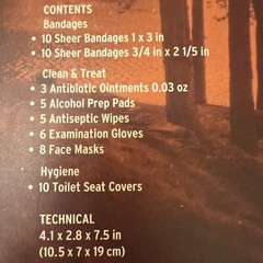New And Sealed Outerbanks First Aid and Hygiene 57 Pieces Kit Survival
