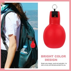 2 Pcs Portable Outdoor Whistle PVC Hand Squeeze for Survival Camping