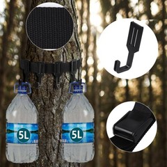 For Outdoor Camping Hooks with Webbing 46 Hook Set for Hanging Gear on Trees