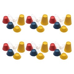 6 Set Golf Training Equipment Accessories Ball Stand Rubber Tees
