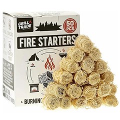 Compact Pine Wood Fire Starters – 50 Pieces for Quick and Clean Ignition Anytime
