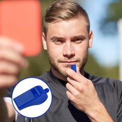 Zuazaor 300 Pieces Referee Whistles in Bulk Loud Plastic Emergency mixed colors
