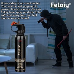 Feloiy 11 oz. Bear Repellent Spray, 30 ft Range NEW EPA Approved