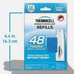 QTY 2 – 4 Pack Thermacell Outdoor Mosquito Repellent Refills 48-Hour TWO BOXES