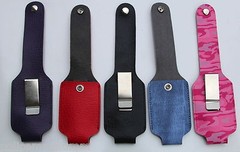 3oz leatherette Pepper Spray Holster ONLY with belt clip Self Defense Protection