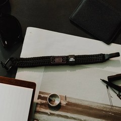 Hero Company Never Forgotten Black Tactical Paracord Bracelet