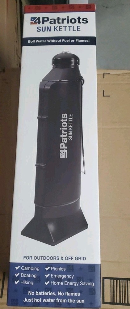Sun Kettle: Portable Solar Water Heater For Hunting & Emergencies – 16.9 oz C…