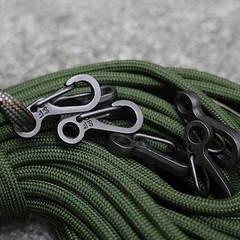 40PC Spring Backpack Clasps Climbing Carabiners Keychain Camping4568