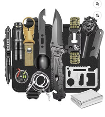 Fathers Day Gift Special 12 in 1 Emergency/Survival Kit Many Features for family