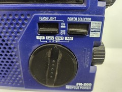 Eton FR200 LL Bean Emergency Radio Shortwave AM FM Hand Crank Blue Tested