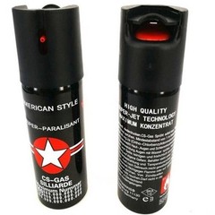NATO Pepper Spray 2oz Self Defense Security Flip Top Black