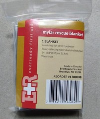 First Aid Emergency Mylar Thermal Blanket 54” x 84” – Ever Ready – 20 Pack