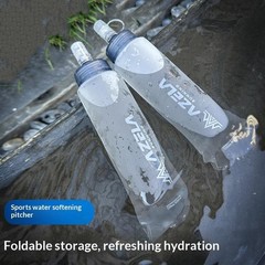 250/500ml Folding Sport Water Bottle TPU Water Cup Camping Soft Water Bag