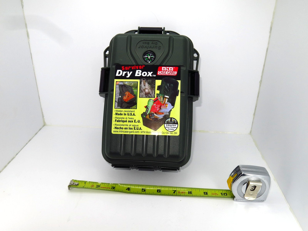 MTM Case Gard Survivor Dry Box with O-Ring Seal (Forest Green, Small) NEW