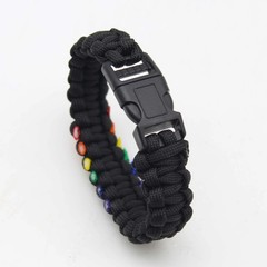 Paracord Bracelet For Men Fashion 7 Strand 4mm Tactical Parachute Cord Survival