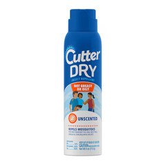 Cutter 4 Ounce(s) Dry Insect Repellent Aerosol Outdoor Spray