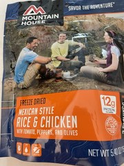 FIRE-FAST KAMPER Magnesium Fire Starter w 3 Dehydrated Survival Food Packets*USA