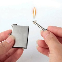 3 Lighter Flint Magnesium Emergency Fire Starter Camp Survival Refill Waterproof