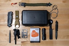 Beakon 14-in-1 Survival Kit Tactical Emergency Gear Saw Fire Starter Knife Pen