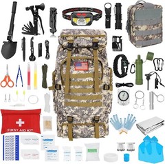 Apocalypse Survival Tactical Military Bag Large Prepper 70L Backpack – Value Kit