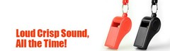 Whistle with Lanyard, Loud Crisp Sound Plastic Sports Whistles for Coaches,
