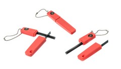3-in-1 Survival Outdoor Emergency Fire Starter Compass Flint Striker Whistle