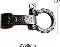 Metal Paracord Buckles Bow Clasps Screw Pin Anchor Shackle Adjustable Shackles B