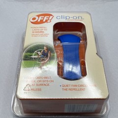 Off! Clip-on Fan Circulated Mosquito Repellent w/ 1 Refill New