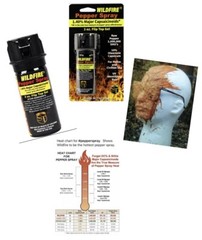 WILDFIRE STICKY Pepper GEL Spray 1. 4 MC 10% OC UV Dye SELF DEFENSE 2 oz HOT HOT