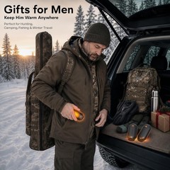 POMPONGO Hand Warmers 2-Pack, 20H Heat, 3 Levels, Gifts for Men/Women