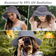 Mosquito Head Net Hat Bucket Bug Mesh Fishing Outdoor Sun Protection Men Women