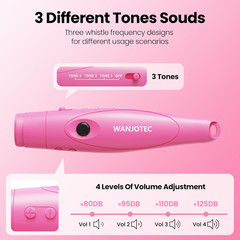Electronic Whistle for Teacher Coaches, 3 Tones Adjustable 130Db Loudest High Vo