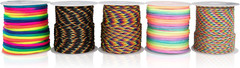 550Lb Paracord Variety Supplies – Type III Paracord Box Set – 100 Foot Spools of