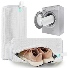 Shoe Washing Machine Bag Laundry for Washer 1.5 liters, White 2Pcs
