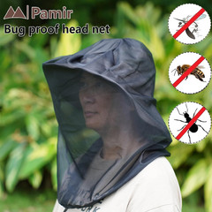 4 Pack Mosquito Head Net Mesh Bug Net for Head – Fits over Hats Insect Shield Fa