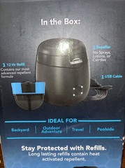 NEW Thermacell Mosquito Repellent 20FT Zone 12 Hour + Bonus 36 Hour Refill