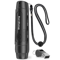 Shenglong Electronic Whistle with 3 Tones & 3 High Black Combo(No Batteries)