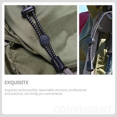 4Pcs Adjustable Trekking Pole Holder Straps Climbing Stick Elastic Rope