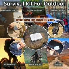Mini Survival Fishing Kit–Compact Emergency Gear for Camping,Hiking,Bushcraft,Ba