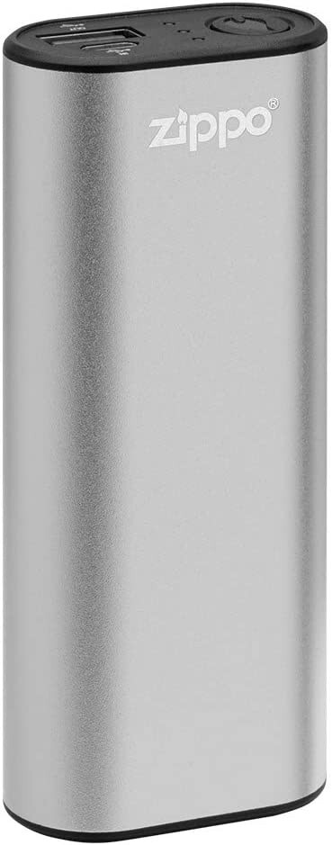 Zippo HeatBank 6 Rechargeable Hand Warmer, Silver