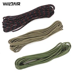 WILDAIR Paracord Survival Paracord Parachute Fire Cord Survival 25FT Army Green